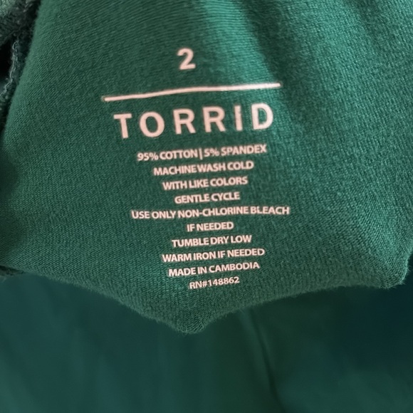 Lot of 2 Torrid Biker Shorts With Eyelet Detailing - Picture 5 of 5